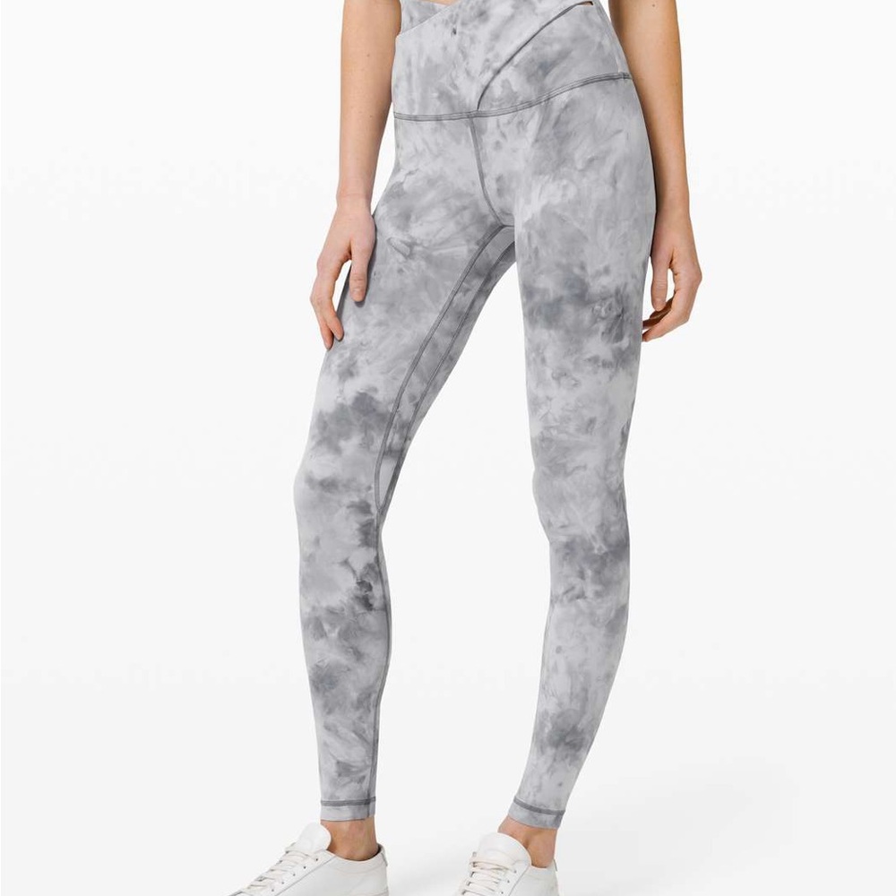 NWOT Lululemon Align Gray Tie Dye Leggings